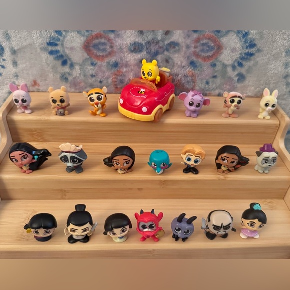 Disney Doorables Mixed Series Lot of 21 Mulan Let’s Go Vehicle Winnie The Pooh - Picture 3 of 10